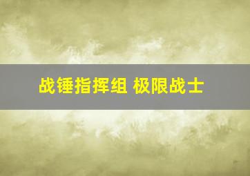 战锤指挥组 极限战士